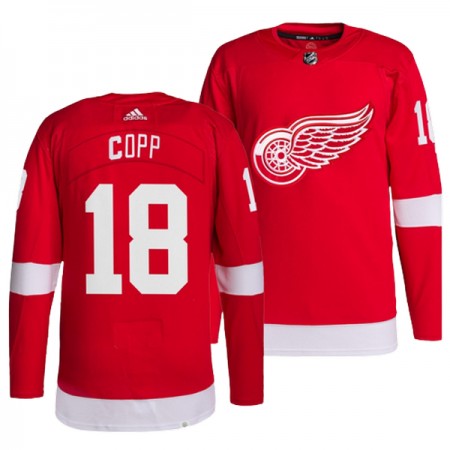 Detroit Red Wings tröja Andrew Copp 18 Adidas Röd Authentic - NHL Tröjor Herr Detroit Red Wings tröja Andrew Copp 18 Adidas Röd Authentic - NHL Tröjor Herr